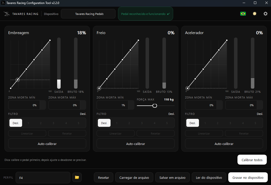 Tavares Racing Configuration Tool v2.2.0